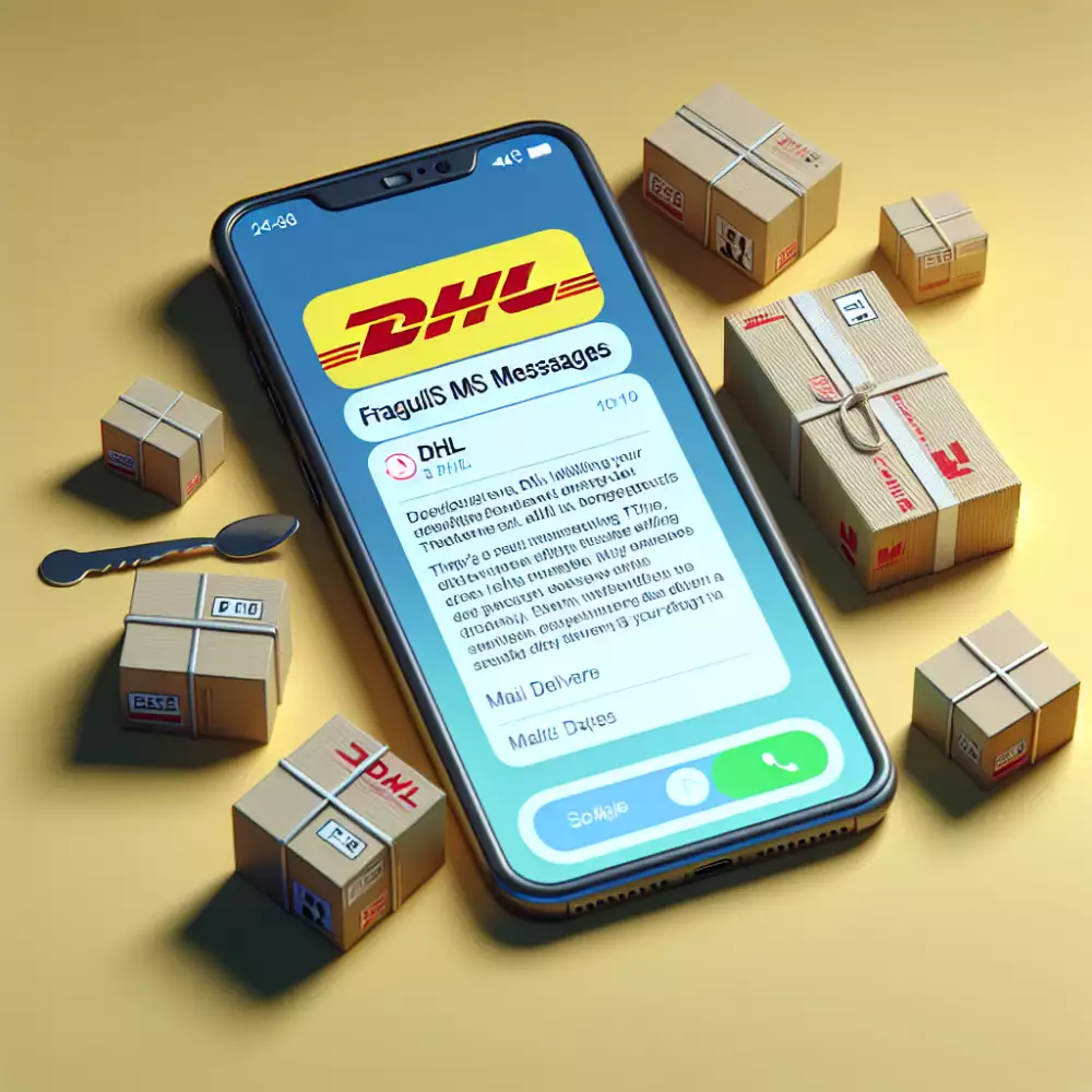 podvodné sms dhl